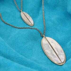 Romolo ✨NWOT✨ Renata Layered Pendant Necklace Mixed Metal 🩶💛